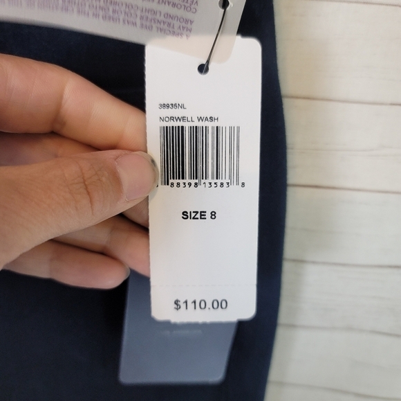 NYDJ NORWELL WASH DENIM LEGGINGS, SZ 8 - Picture 12 of 12
